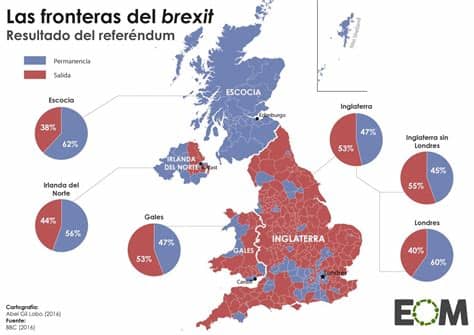 En chile, un senador y geográfo, carlos cantero, también cambió el mapamundi. El voto del brexit - Mapas de El Orden Mundial - EOM