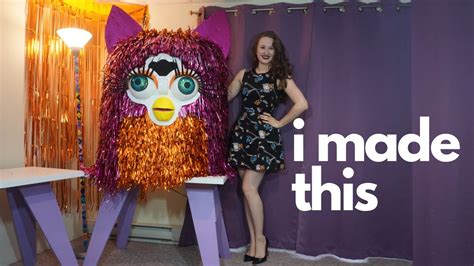 I Made A Life Sized Tinsel Furby Costume 💖 Featuring Fayludes Youtube