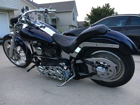 1998 Harley Davidson® Fxstc Softail® Custom House Of Kolor Midnight Blue Pearl Grain Valley