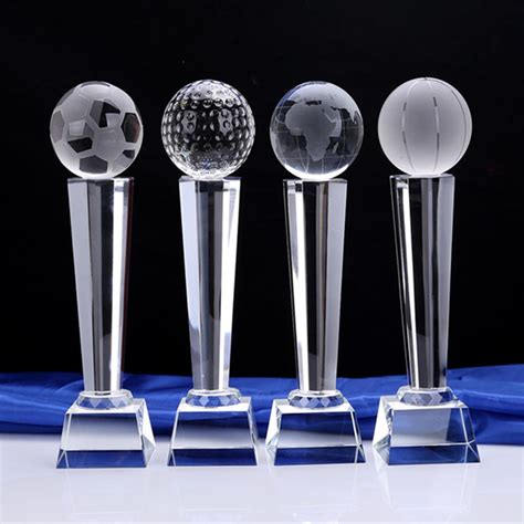Sports Event Crystal Glass Trophies And Awards Craft T Biy Champions