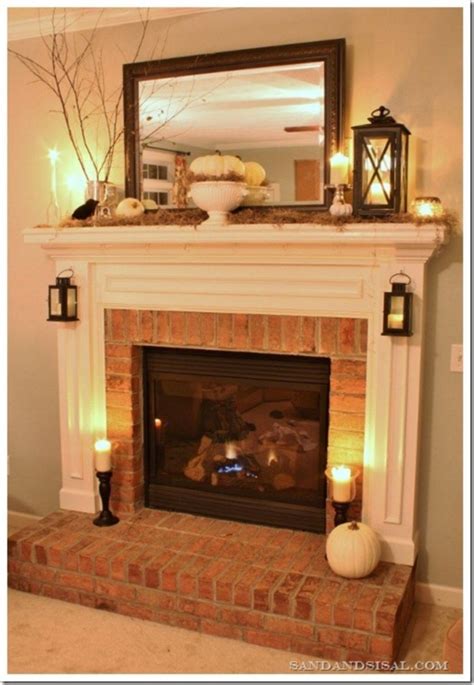 Other materials that can be used to install mantel on brick fireplace include stone, marble, and faux finishes. Incredible diy brick fireplace makeover ideas 13 | Brick ...