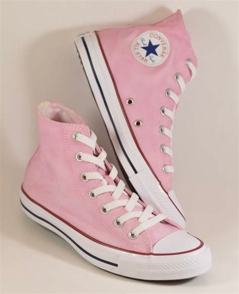 Custom Dyed Light Pink Converse All Star High Tops Shoes Etsy