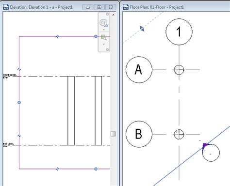 Grids Not Showing If Not Perpendicular To Elevation Autodesk Community