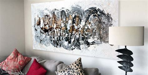 Black And Gold Abstract Painting A Beautifully Crafted