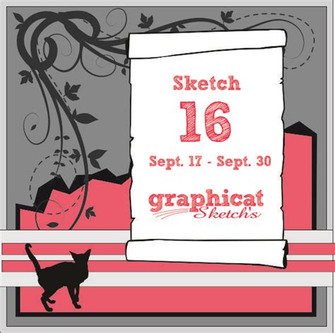 Graphicat Sketchs Challenge Blog: Old Sketches | Sketches, Card sketches, Square card