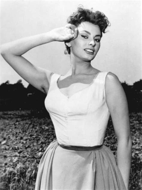 Sophia Loren Can Make Even Visible Armpit Hair Seem Sexy ~ Vintage