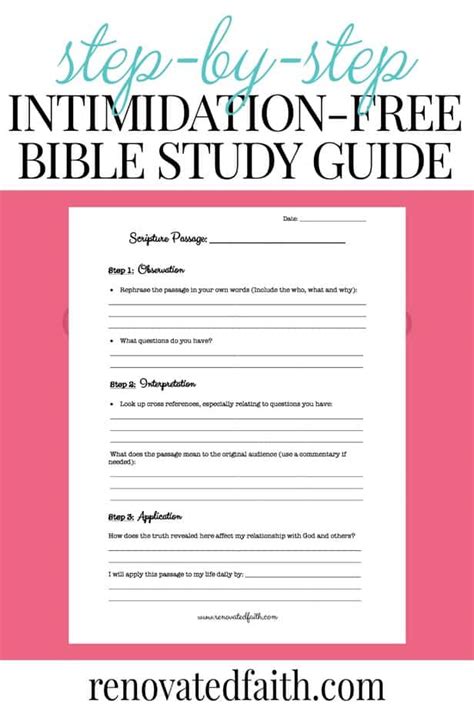 How To Study The Bible For Beginners Free Inductive Bible