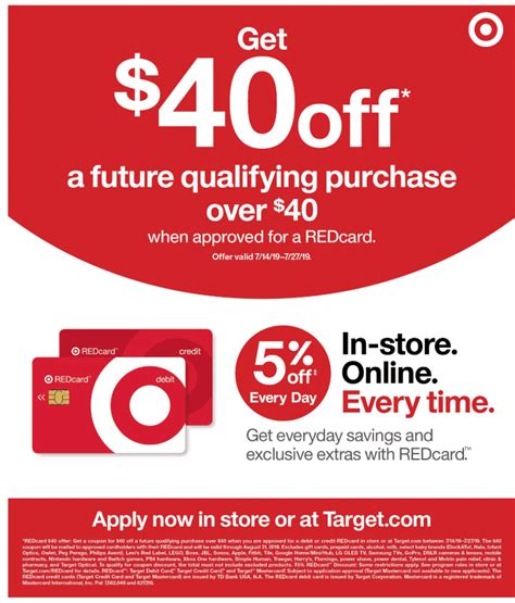 Expired Apply For A New Target Redcard Debitcredit And Get 40 Off