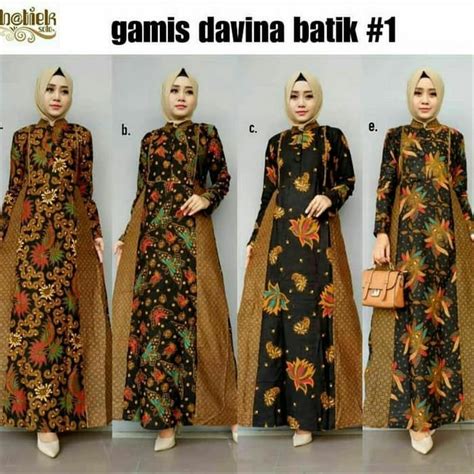Terlebih bahwa batik merupakan kebudayaan khas indonesia yang wajib kami jaga. Desain Baju Gamis Batik Wanita - Inspirasi Desain Menarik