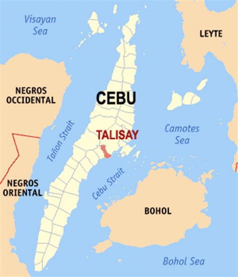 Map Of Talisay City Cebu Tempo The Nations Fastest Growing Newspaper
