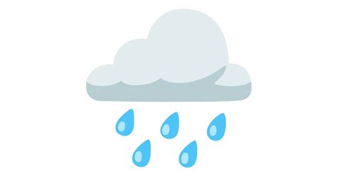 🌧️ Cloud With Rain Emoji