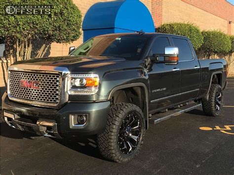 2017 Gmc Sierra 3500 Hd Wheel Offset Aggressive 1 Outside Fender