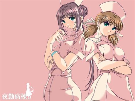 Night shift nurses is the north american localization of yakin byoutou (夜勤病棟 yakin byoutou), a japanese ova series adapted from the visual novel of the same name by discovery. Konachan.com+-+8503+2girls+brown_hair+green_eyes+long_hair ...