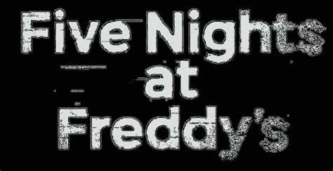 Fnaf 1 Logo File Five Nights At Freddy S Logo Png Wikimedia Commons