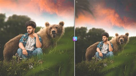 Animal Lover Editing Picsart Bear Photo Editing Picsart