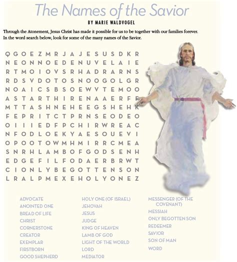 6 Best Images Of Lds Word Search Printable Lds Word