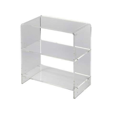 Butler Crystal Clear Acrylic Bookcase Ellamodern