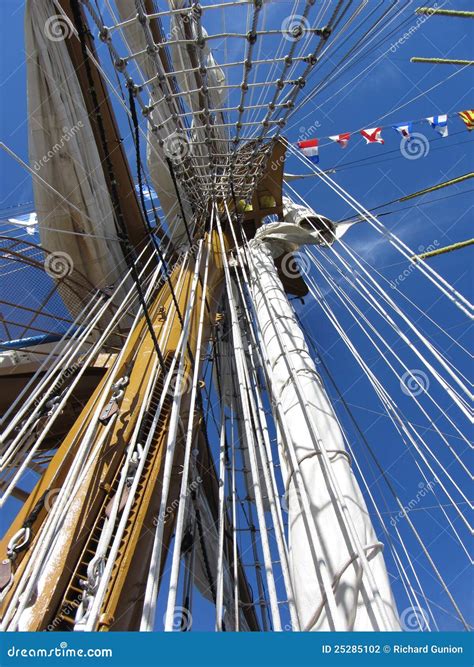 Tall Ship Rigging Stock Photo Image Of Mast Transportation 25285102