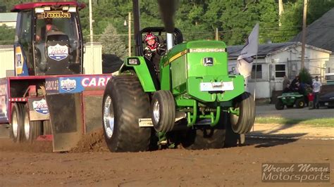 Pro Stock Tractor Pulling John Deere 4560 Mt Gilead Youtube