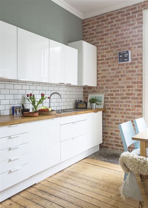 54 Eye Catching Rooms With Exposed Brick Walls Wohnung Küche Moderne