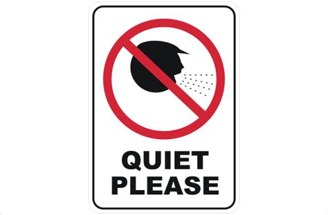 Quiet Please P2227 National Safety Signs