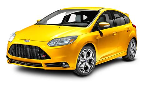 Download Ford Focus Yellow Car Png Image For Free
