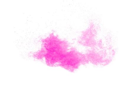Premium Photo Pink Dust Particles Splash On White Background Pink