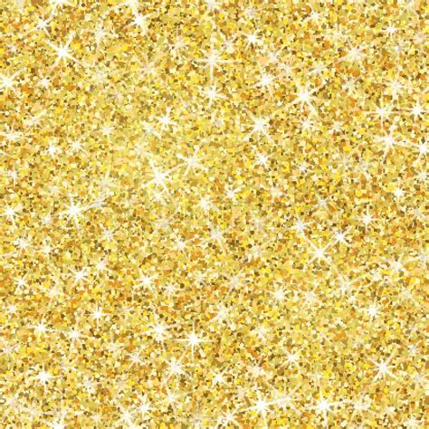 Seamless Gold Glitter Texture Isolated On Golden