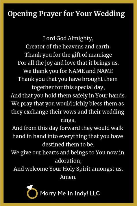 28 Opening Prayers For Your Wedding Ceremony Ideas Opening Prayer