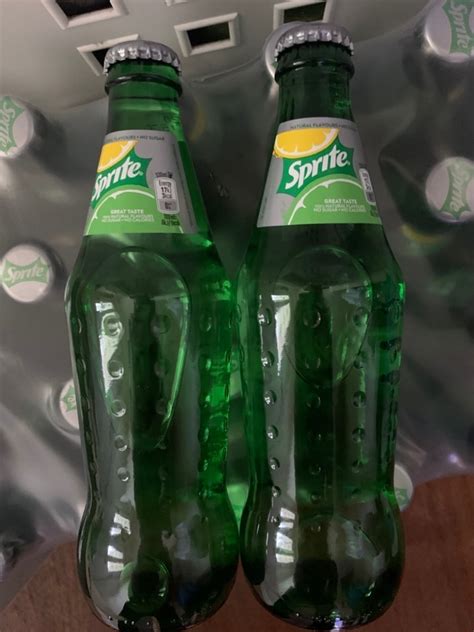 2 Glass Bottles Of Sprite Zero Olio