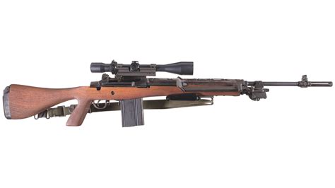 Springfield Armory Inc M1a Rifle With Art 2 Scope Barnebys