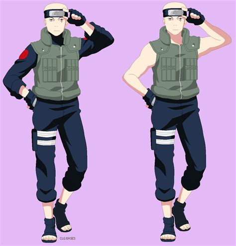 129 Naruto Kakashi Hatake Uniform Pixel Base By Clgbases On Deviantart