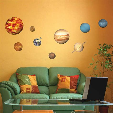 Solar System Planets Wall Sticker By The Binary Box