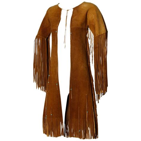 Rare Traditionally Hand Crafted Vintage Native American Buckskin Fringe