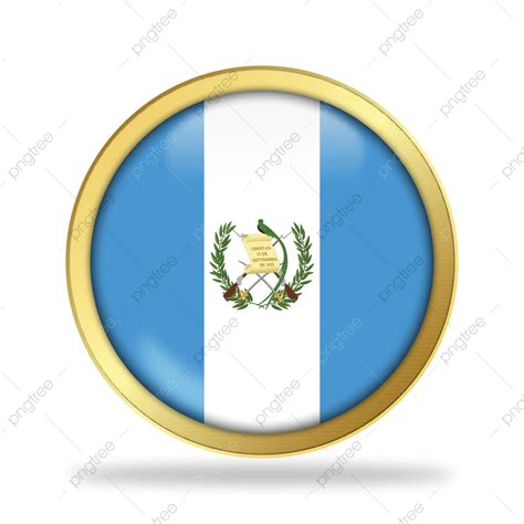 Guatemala Flag Clipart Vector Guatemala Flag Icon Png Gold Border Flag Guatemala Icon Png