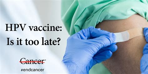 Hpv Vaccine Is It Too Late Md Anderson Cancer Center