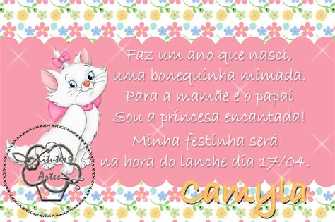 Convite aniversário digital para você imprimir ou para que você envie para os convidados por whatsapp. Kitutes e Artes: Convite de aniversário