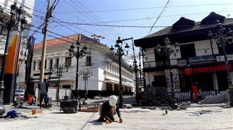 Foto Foto Terkini Kawasan Kota Lama Semarang Yang Sedang Direvitalisasi