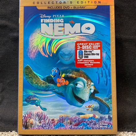 Disney Media Finding Nemothreedisc Collectors Edition Bluraydvd In