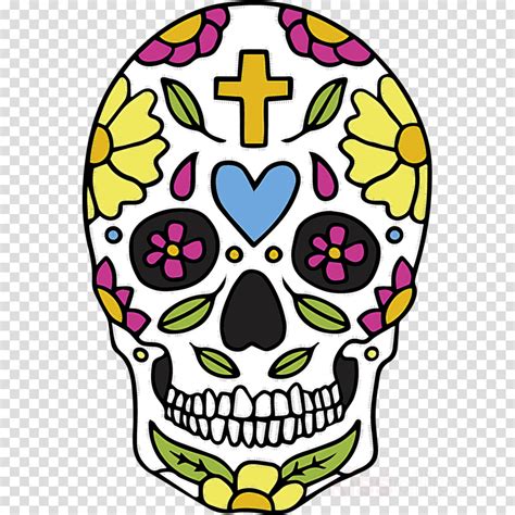 Transparent cinco de mayo clipart. skull mexico Cinco de Mayo clipart - Skull Art, Calavera ...