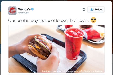 Wendys Owns Twitter Troll Who Attacked Its Fresh Never Frozen Motto
