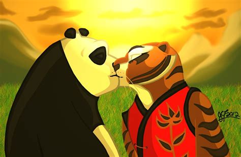 Kung Fu Panda Tigress And Viper Kiss
