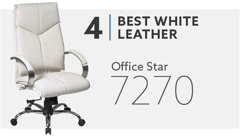 Best White Office Chairs 4 Leather 