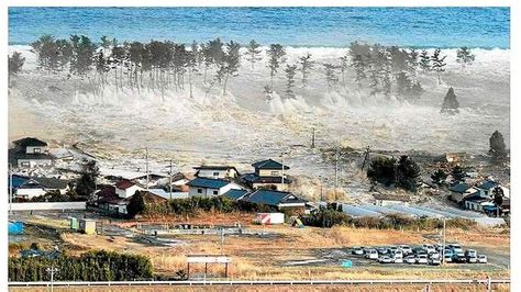 The Tsunami Devastated Natori City In Miyagi Prefecture Is Seen In This
