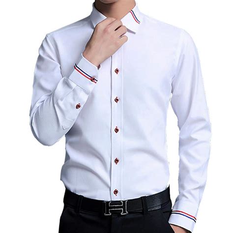 2019 Oxford Dress Shirt Men 5xl Business Casual Mens Long