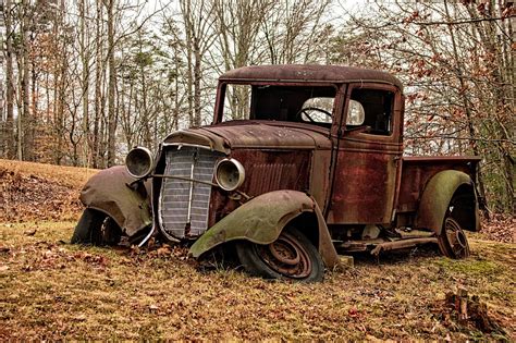 rolling no more old pickup trucks abandoned cars rusty cars