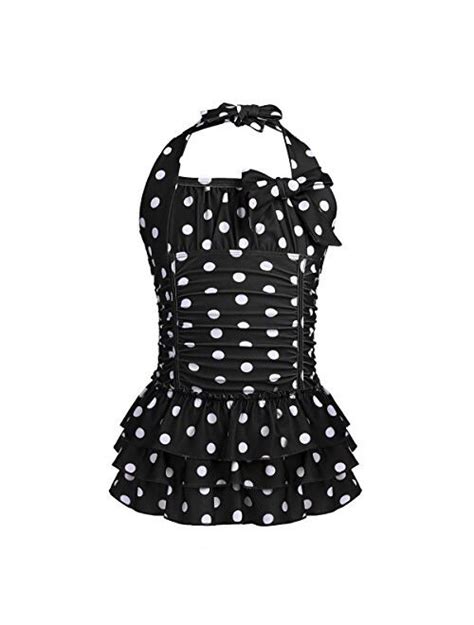 Buy Msemis Littlebig Girls One Piece Adjustable Polka Dot Bathing Suit