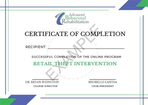 Retail Theft Class Online Court Certified Courses