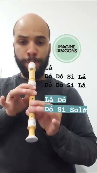 Believer Imagine Dragons⚡ Música Para Tocar Na Flauta Doce Soprano