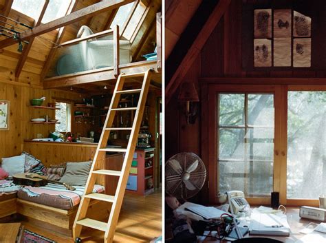 A Frame House Tiny House Living Loft Access Ideas